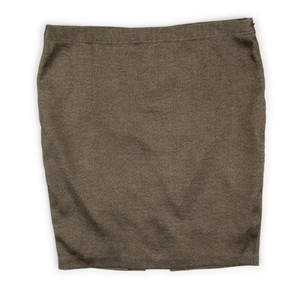 THE LIMITED mid-length brown pencil skirt size 14